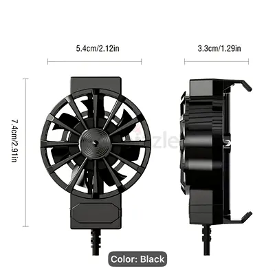 Mobile Phone Cooling Fan – Silent Gaming Cooler for PUBG, Free Fire  Mobile Games