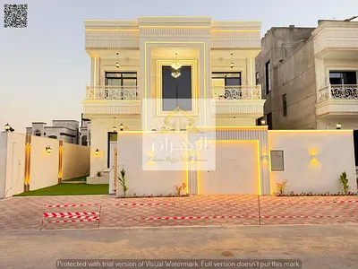 Villa for sale on Sheikh Bin Zayed Road, including registration and ownership fees, on a main street, close to a park.