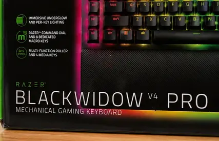 Razer BlackWidow V4 Pro Mechanical Gaming Keyboard - Mint Condition