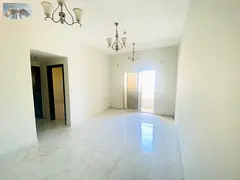 Two bedrooms and a living room with a balcony, two master bedrooms, central air conditioning, direct