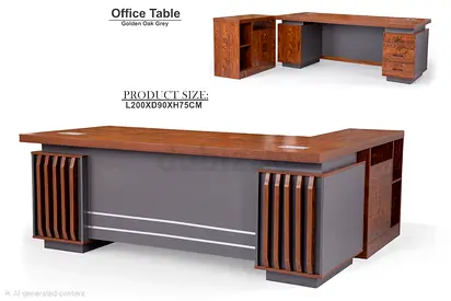 Executive L shape table