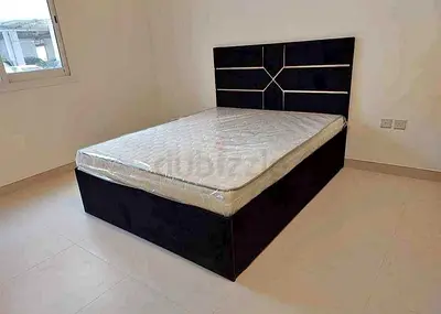 Double bed with storage headboard and mattress - Brand new