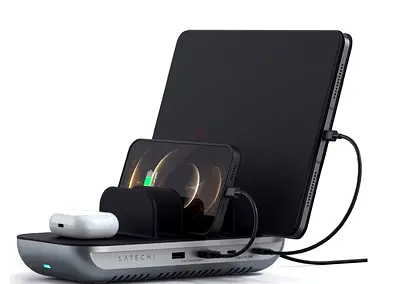 Satechi Multi-Device Wireless Charging Dock (iPhone, AirPods, iPad) - Good Condition