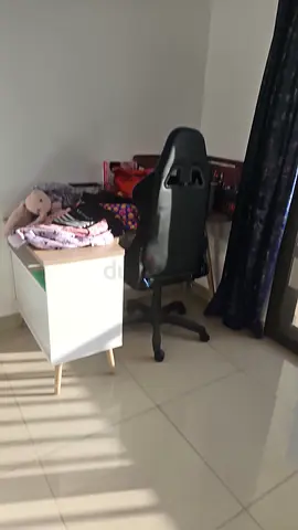 White bedside table / small storage cabinet with wooden legs