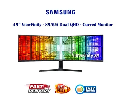 Samsung 49 Inch Curved Monitor - ViewFinity S9 Ultra Wide Monitor - FREE DELIVERY and WARRANTY