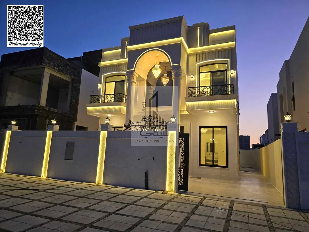 Luxury Villa for Sale in Al Zahia – Ajman | 5 Master Bedrooms & 20m Setback in a Strategic Location