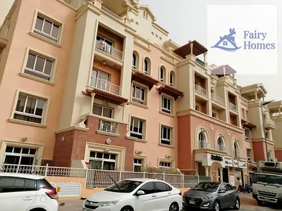 شقة فسيحة بغرفة نوم واحدة | فلورنسا 1 JVC | شرفة وإطلالات على المدينة | تخطيط مفتوح غير مفروش