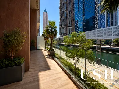 2BR+Maid | Canal Front | Private Garden | Townhouse Living