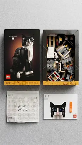 LEGO Ideas Tuxedo Cat 21349 - Excellent Condition