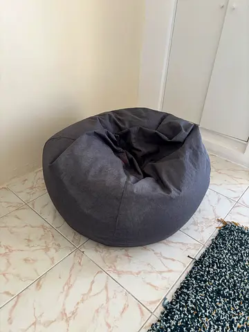 2x beautiful Fabric Bean Bags - excellent Condition