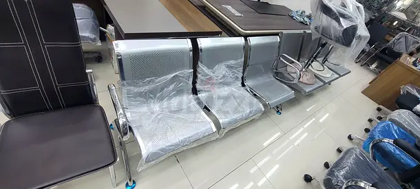 3 Seater Metal Waiting Area Bench