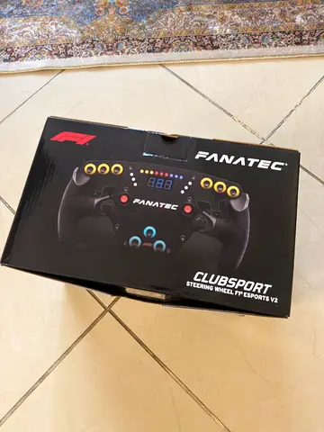 Fanatec F1 clubsport V2 steering wheel