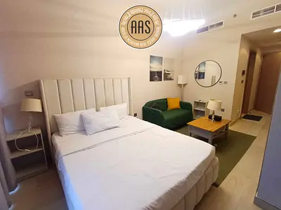 Fully furnished Studio apartment with fully fitted kitchen only 47k ready to move
