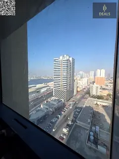 3 Bedroom Apartment in Al Khor Towers | High Floor with Balcony & Partial Ajman Creek View | Mai