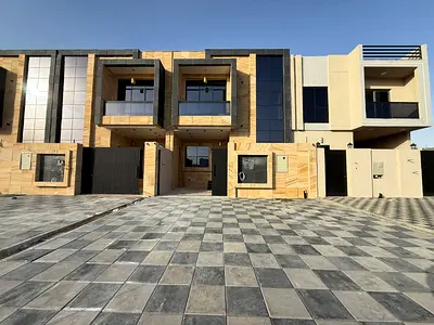 شامل رسوم التسجيل بسعر لقطة بموقع هادئ ومميز طابقين  تشطيب سوبر ديلوكس علي شارع الشيخ محمد بن زايد