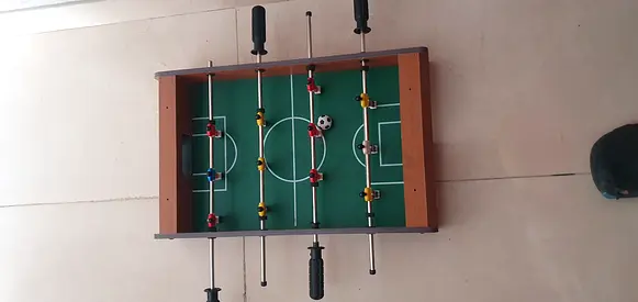 Portable tabletop foosball/mini soccer table - used, good condition