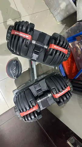 Bowflex SelectTech 552 Adjustable Dumbbells + Kettlebell + Stand