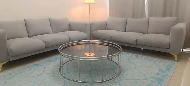 IKEA sofa Dining table TV cabinet Coffee table Mirror