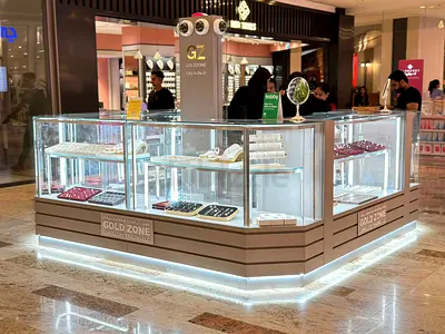 Elegant Jewelry Retail Kiosk