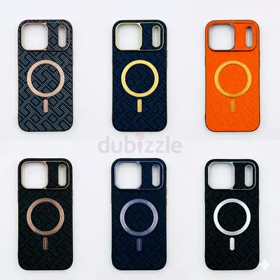 Set of MagSafe-style Designer Phone Cases — Multiple Colors (6pcs)