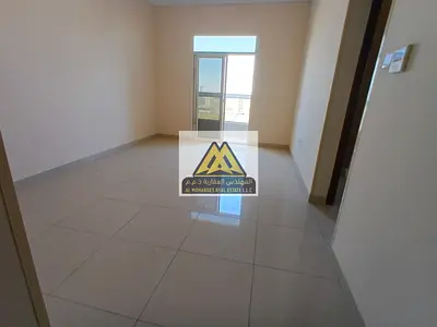 Excellent 1BR Family Apartment For Rent In Al Jurf Industrial 3 Ajman Highly Practical Layout With Private Balcony, Open Panoramic View, 2 Bathrooms &