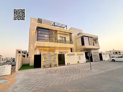 Luxury villa – registration fees included – in a prime location – close to all amenities – excellent finishing – the best in Ajman