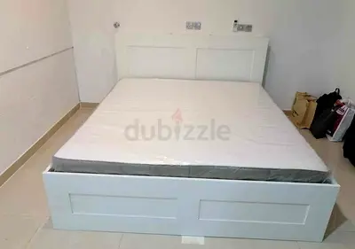 IKEA brimnes bed with mattress King size bed