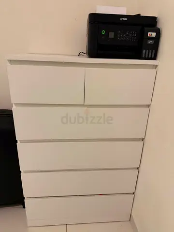 IKEA white 6-drawer chest / dresser, excellent condition