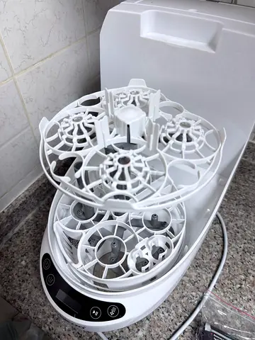Electric Baby Bottle Sterilizer and Dryer - White, Good Condition