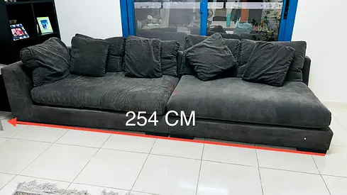 6-8 Seater Gray Sofa Made From Canada