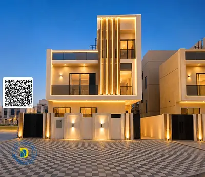 للبيع بسعر يشمل رسوم التسجيل والتملك والمكيف فيلا 7  غرف مع روف تشطيب مودرن