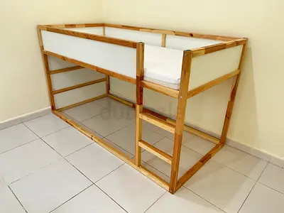 Smart option from Ikea Single bed can be flipped into bunk bed with one mattress 90cm x 200cm