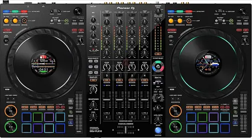 Pioneer DJ DDJ-FLX10 4-deck DJ Controller + DDJ-XP2 Beat Pad controller