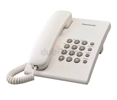 Panasonic Corded Telephone - White Kx-Ts500