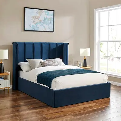 Brand New Luxury Fully Customizable Bedframe - King Size - Hydraulic Storage Optional