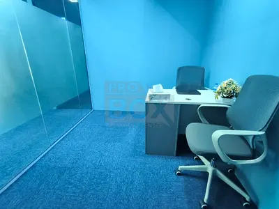 Modern Office with Utilities Included | Steps from Garhoud Metro Station