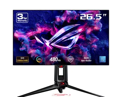 ASUS ROG 26.5 OLED Gaming Monitor - QHD, 480Hz