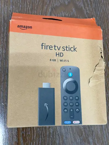 AMAZON STREAMING MEDIA PLAYER FIRE TV STICK HD WITH ALEXA VOICE REMOTE 8GB BLACK