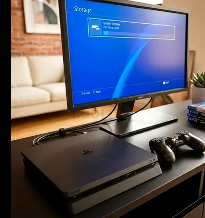 Playstation 4 Slim 1 TB with original controller