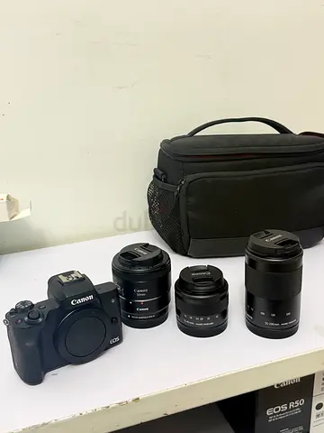 Canon M 50 WITH 3 LENS 📸✅