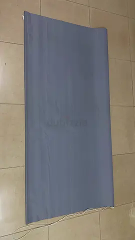 Light Grey Fabric Blind Panel 180 X 240 - Good Condition