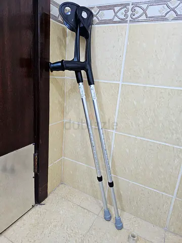 Pair of Adjustable Forearm Crutches