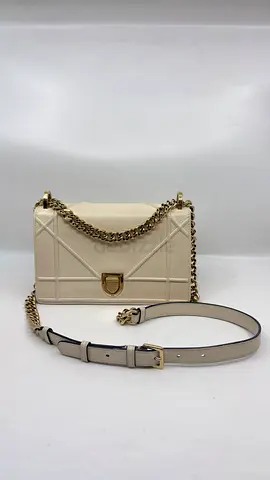 Christian Dior Vanilla Diorama Small Flap Bag