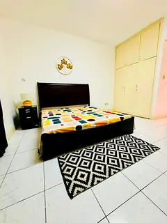 With Balcony Furnished Master Bed Room For Couple Near NMC AHALIA Hospital