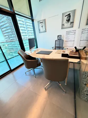 Modern Office Desk with Under-Desk Lockable Pedestal Drawer
