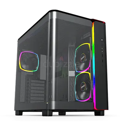 Montech king 95 pro case with 3 extra ax120 fans