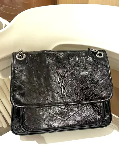 YSL (Saint Laurent) Niki Shoulder Bag with Chain medium