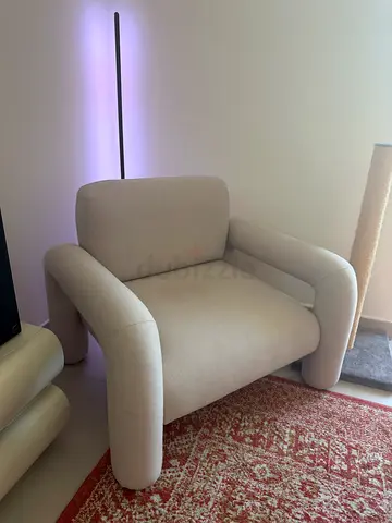 Delano Designer Armchair by Walls Nation | Premium Linen | Excellent Condition