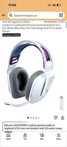 Logitech G733 Wireless Headphones