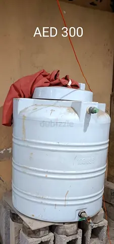 Used 100L Water Storage Tank - Good Condition, AED 300